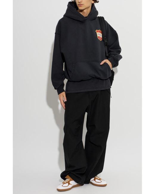 Rhude Blue Oversize Sweatshirt for men