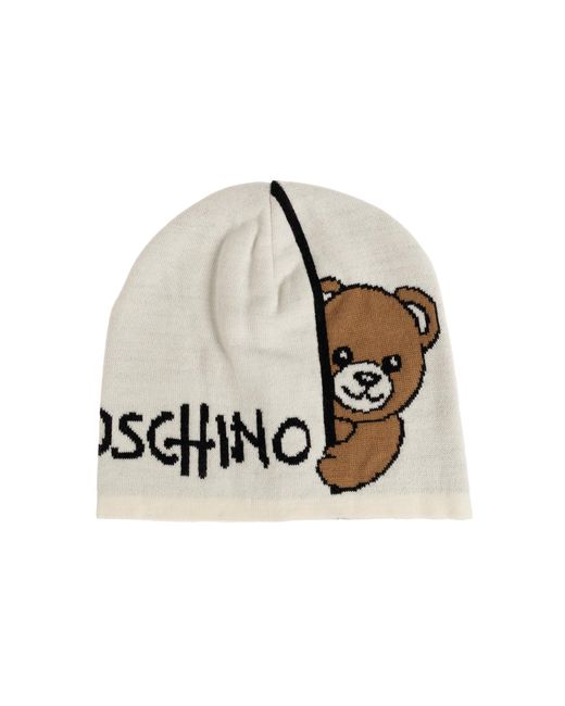 Moschino Natural Cap With Logo