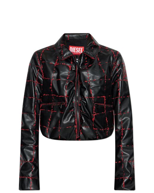 DIESEL Black Jacket 'G-Winet'