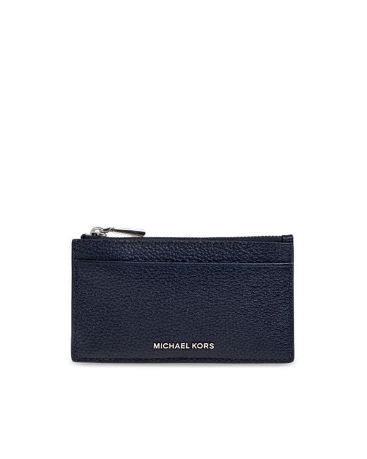 MICHAEL Michael Kors Blue Card Case 'Jet Set'