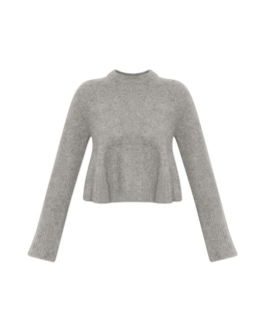 Lisa Yang Gray Cashmere Sweater 'Portia'
