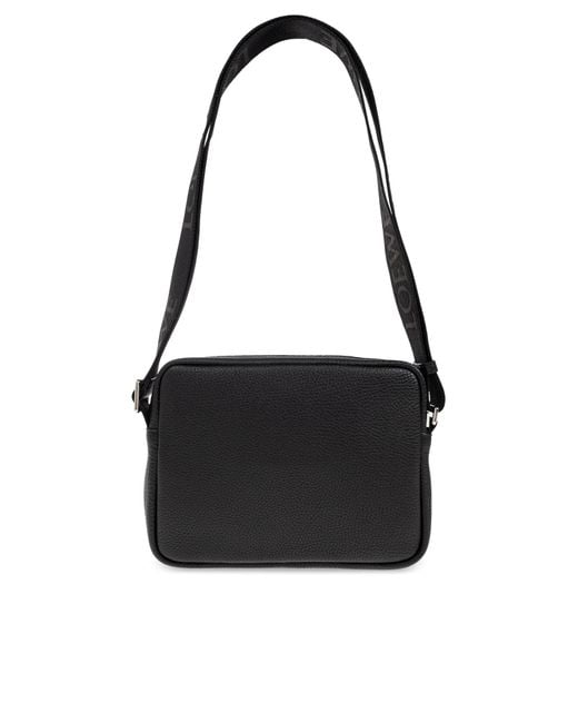 Loewe Gray Shoulder Bag "Pebble Medium" for men