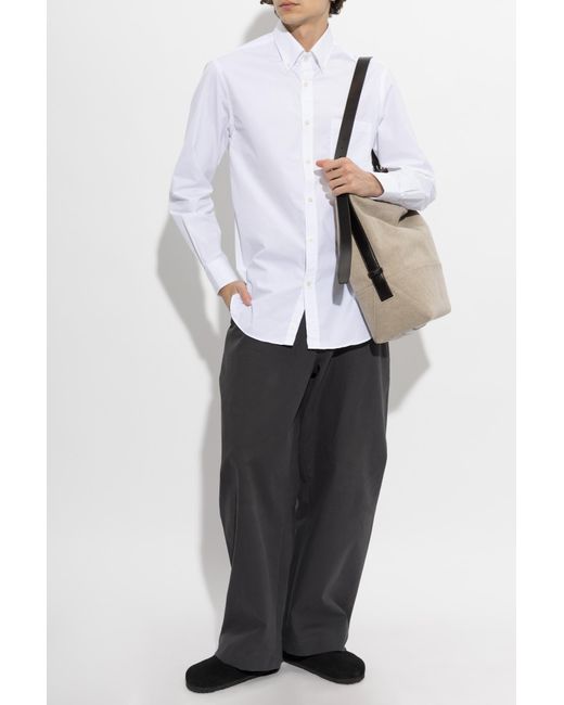Paul & Shark White Shirt With Pocket for men