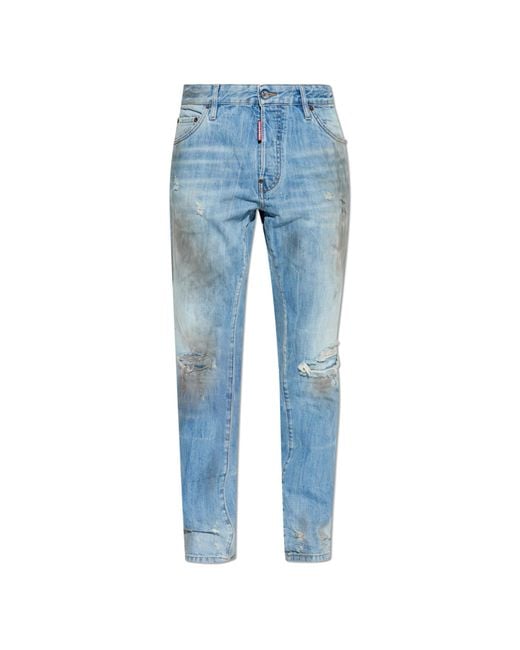 DSquared² Blue "Teddy" Jeans for men