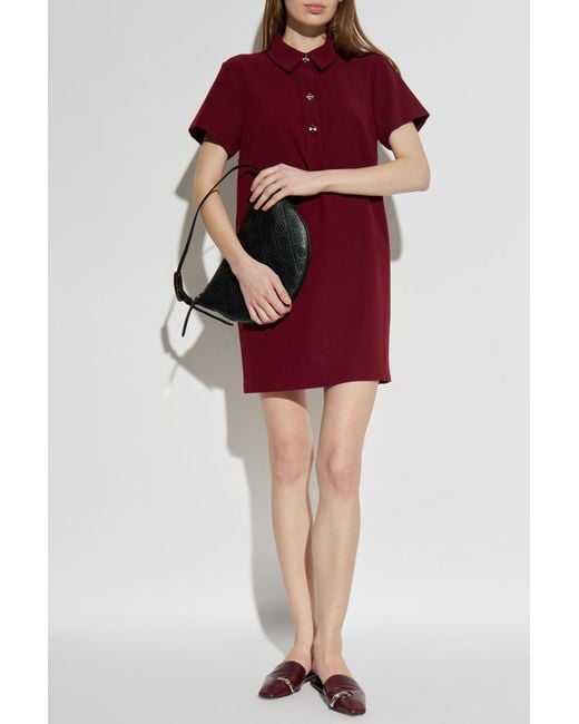 Kate Spade Red Dress With Polo Collar