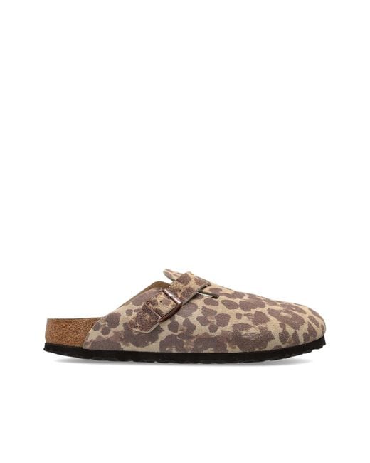 Birkenstock Brown 'Boston' Clogs