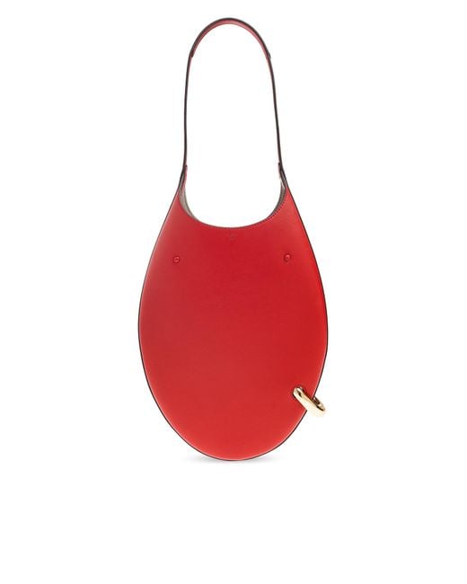 Tory Burch Red Shoulder Bag 'Pierced'