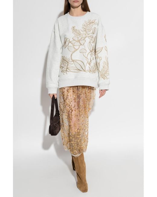 Munthe White Braeden Sweatshirt