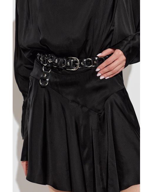 Isabel Marant Black "Bali" Leather Belt
