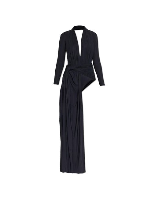 Balenciaga Black Long Sleeve Dress