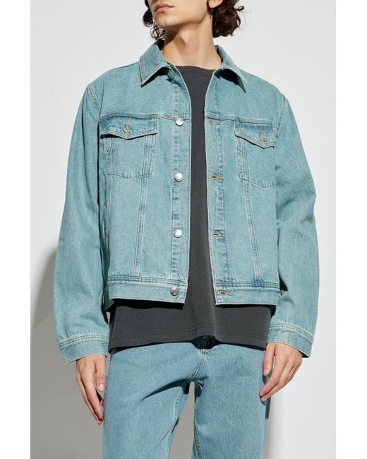 Samsøe & Samsøe Blue "Samisck" Denim Jacket for men