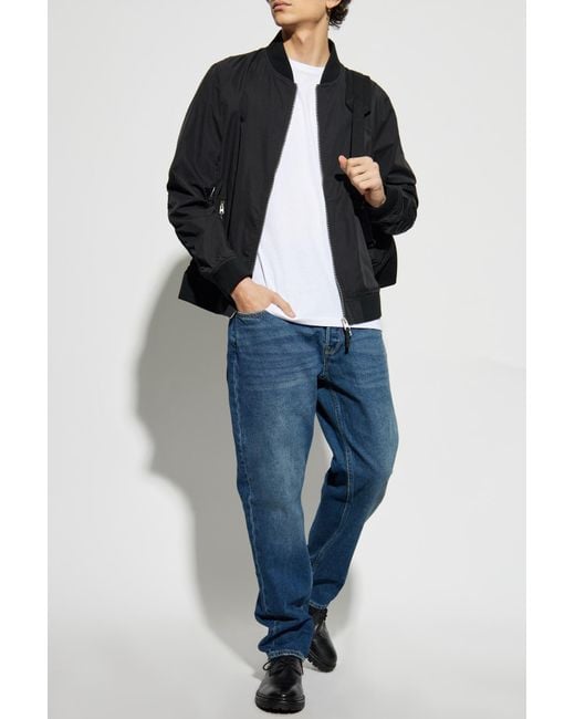 AllSaints Black Jacket Bassett for men
