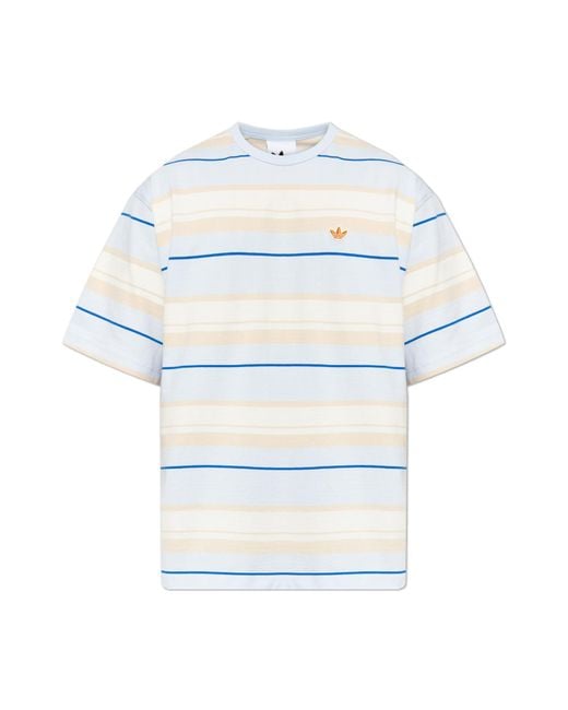 Adidas Originals White T-Shirt With Logo for men