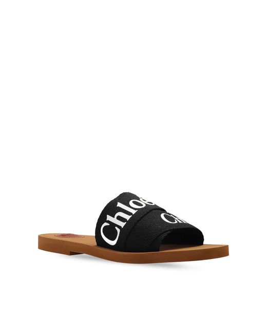 Chloé Black Sliders