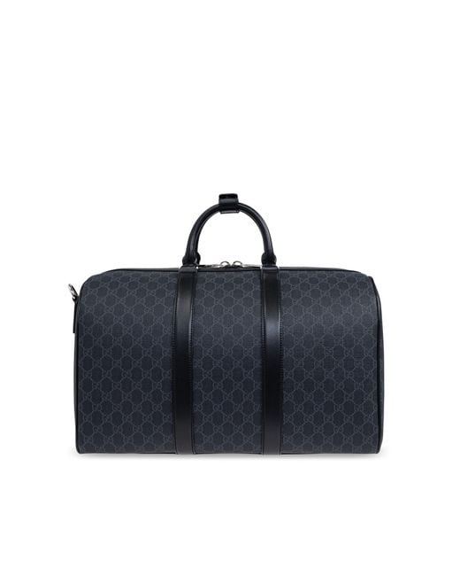 Gucci Blue Canvas Carry-On Bag 'Gg Supreme' for men