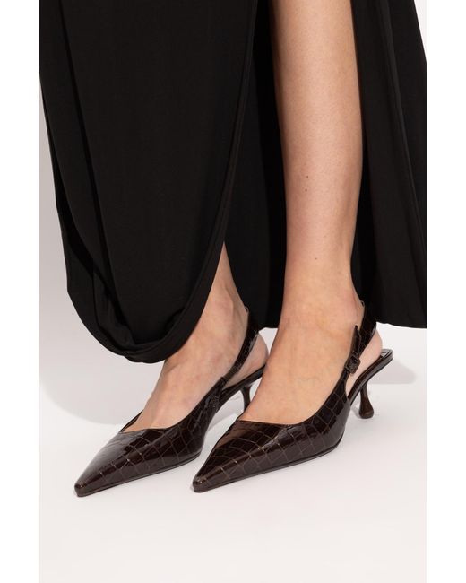 Jimmy Choo White Heeled Shoes "Amel"