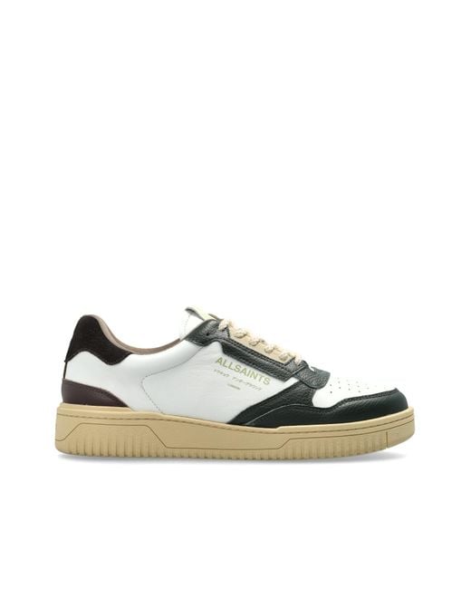 AllSaints Green Regan Sports Shoes for men