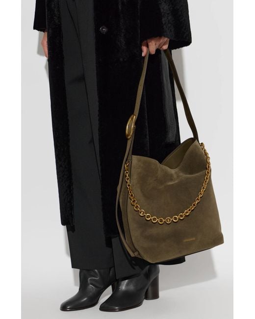 MICHAEL Michael Kors Brown Suede Bag "Nolita"