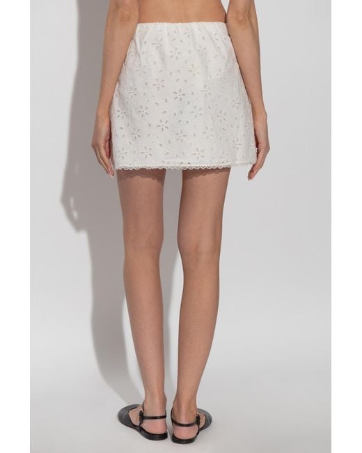 Posse White Short Skirt 'Salma'