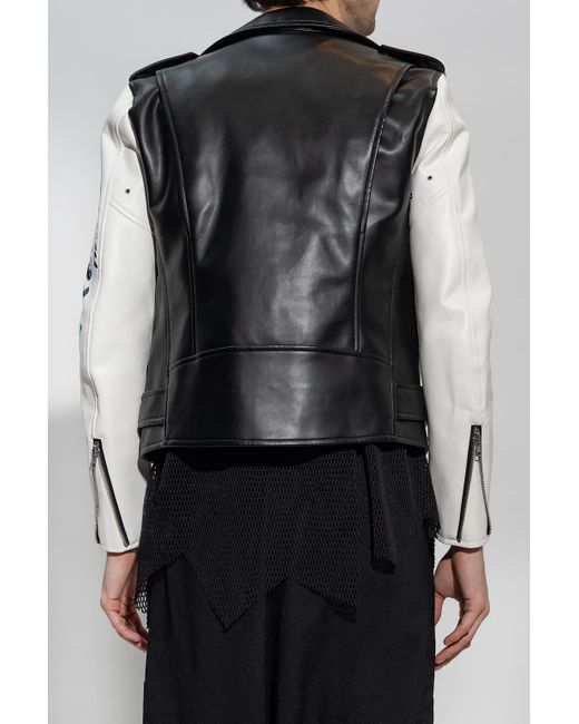 Comme des Garçons Black Comme Des Garçons Faux-Leather Jacket for men