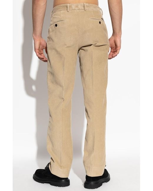 Dolce & Gabbana Natural Corduroy Trousers for men