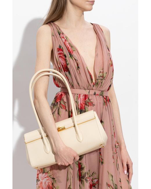 Dolce & Gabbana Natural Shoulder Bag 'Marlene'