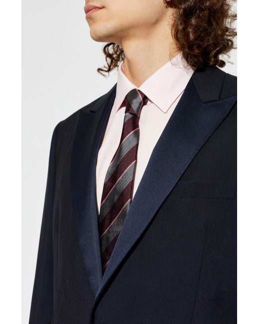 Paul Smith Purple Silk Tie for men