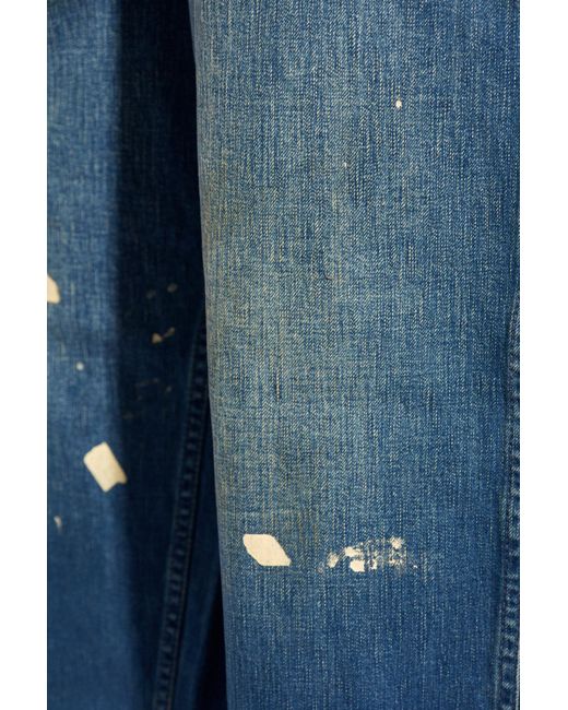 Maison Margiela Blue Jeans With Vintage Effect, for men