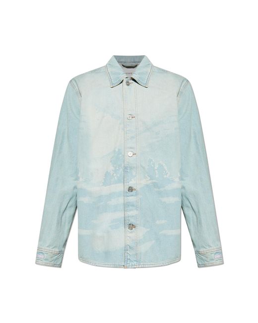 Lacoste Blue Denim Shirt for men