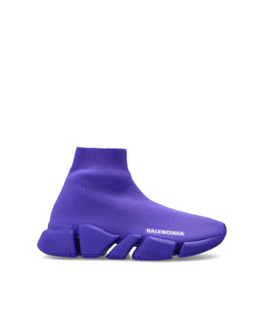 Balenciaga Purple 'speed 2.0 Lt' Sock Sneakers