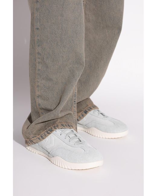 Converse White Sports Shoes "Run Star Trainer Ox"