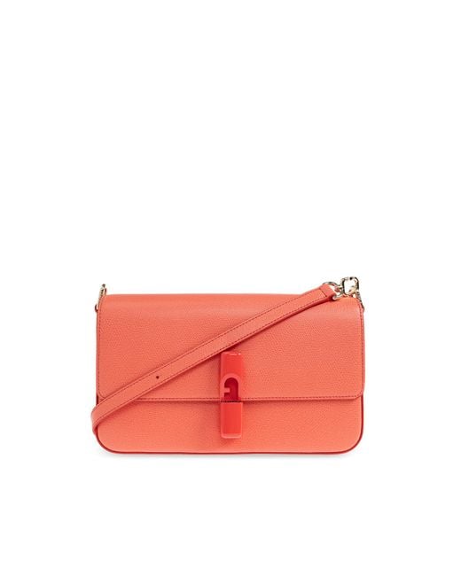 Furla Red Shoulder Bag "Iride Small"