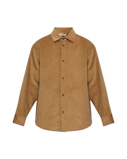 DARKPARK Natural Corduroy Shirt "Keanu" for men