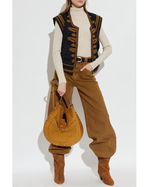 Isabel Marant White Wool Sweater 'Virginia'