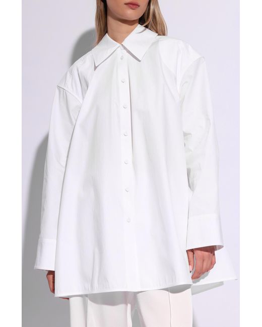 Jil Sander White Oversized Shirt