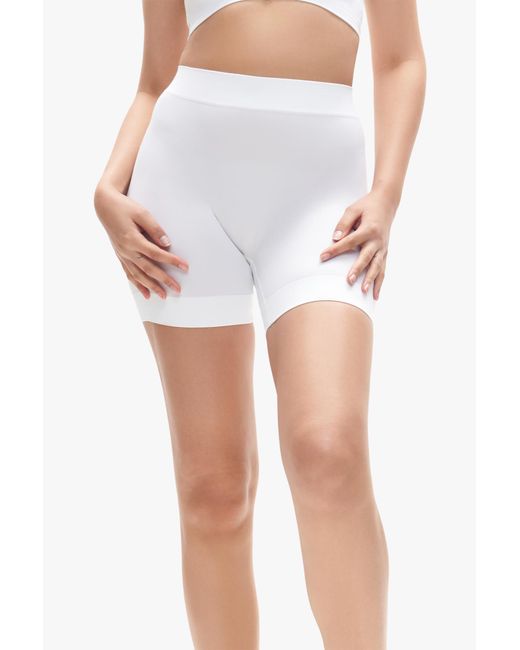 Heist Studios White "Softskin" Shorts