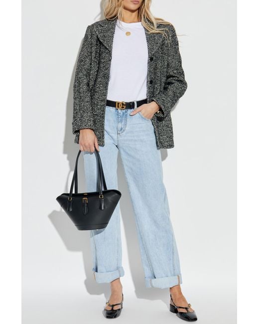Dolce & Gabbana Blue Jeans With Straight Legs