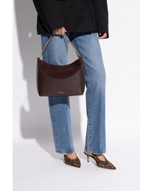 Neous Brown Shoulder Bag "Pavo West"