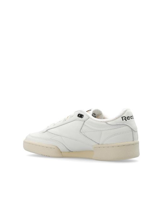 Reebok White ‘Club C 85 Vintage’ Sneakers for men