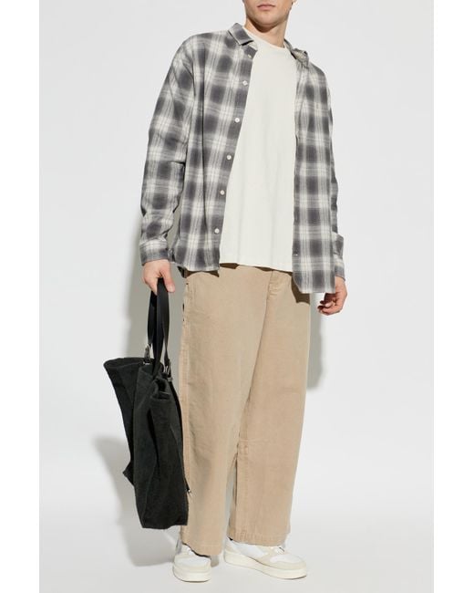 AllSaints Gray 'Kelby' Shirt for men