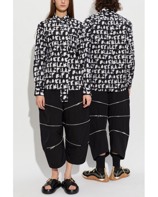 Comme des Garçons White Shirt With Monogram