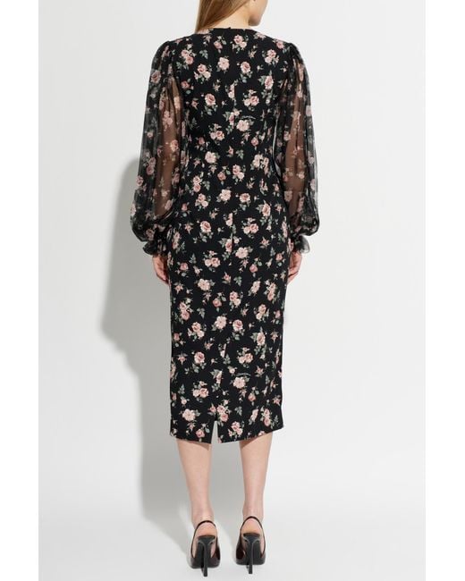 Dolce & Gabbana Black Silk Dress