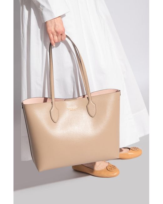 Kate Spade Natural ‘Bleecker Large’ Shopper Bag