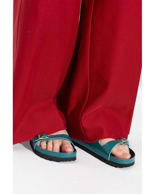 Birkenstock Green 'Boston Bs' Clogs