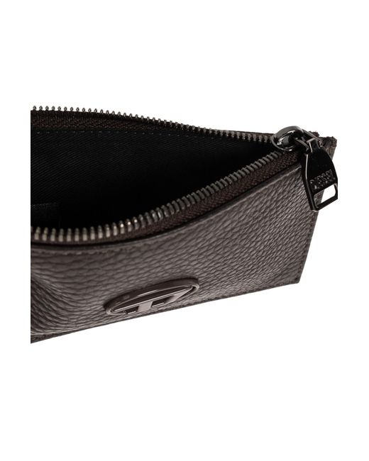 DIESEL Black Card Case 'Hissu Evo Card' for men
