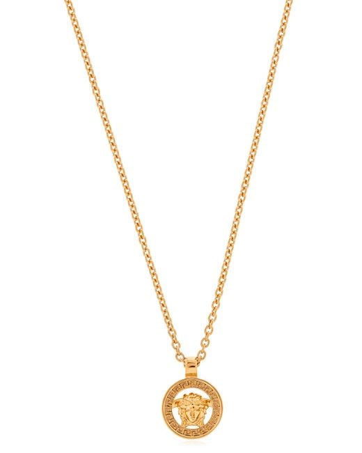 Versace Metallic Necklace With Charms