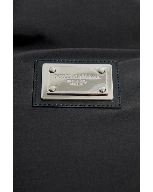 Dolce & Gabbana Black Down Jacket