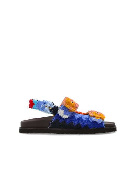 Missoni Blue Patterned Sandals