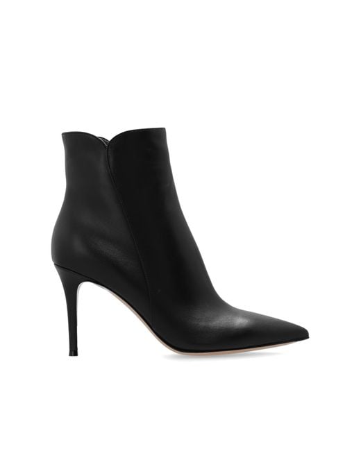 Gianvito Rossi Black Ankle Boots Levy