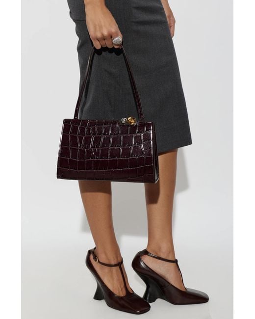 Jacquemus Black Leather Bag 'Salon'